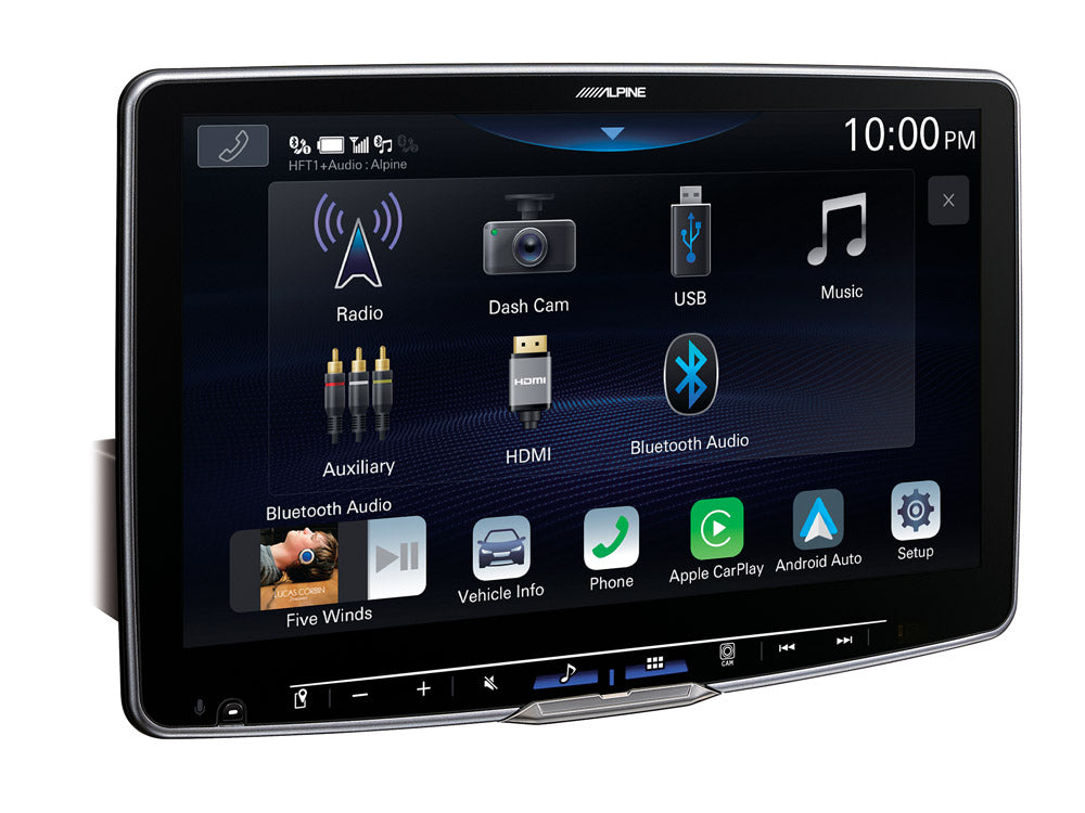 Alpine iLX-F115D autoradio 1 DIN Halo11 schermo 11" Apple Car Play wireless e Android Auto - TechSoundSystem.com