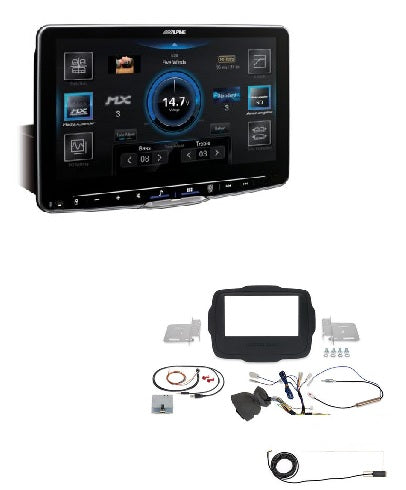 Alpine iLX-F905D-RNG Autoradio + kit installazione specifico 7" per JEEP RENEGADE KIT-7RNG-UART - TechSoundSystem.com