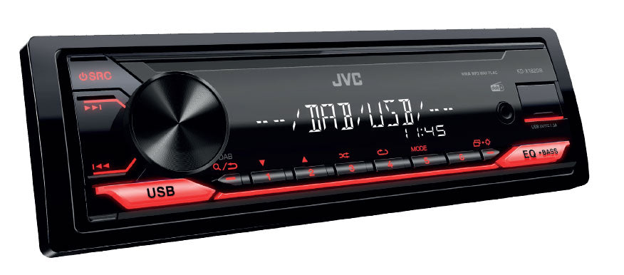 JVC KD-X182DB Autoradio 1 DIN con DAB+ / FM / USB / AUX - TechSoundSystem.com