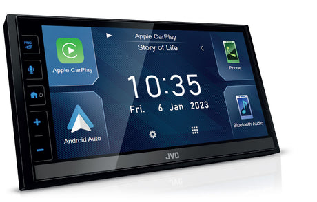 JVC KW-M785DBW Autoradio 2 DIN con DAB+ / Wireless Carplay / Wireless Android Auto / Wireless Mirroring / Bluetooth - TechSoundSystem.com