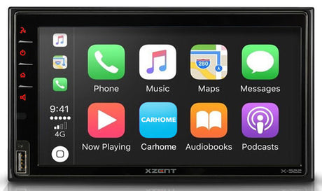 Xzent X-522 Autoradio 2 DIN Apple Carplay e Android Auto, DAB+, Bluetooth