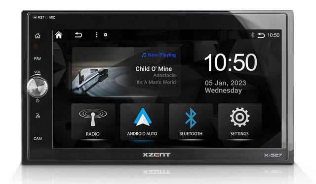 Xzent X-527 Autoradio 2 DIN con Apple Carplay e Android Auto, DAB+, Bluetooth, USB - TechSoundSystem.com