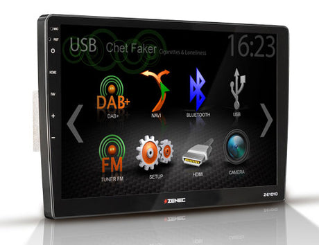 Zenec Z-E1010 Autoradio custom da 10" con DAB+ / Bluetooth / SmartLink / WebLink