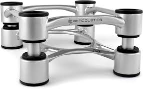 Isoacoustics Aperta SILVER coppia di disaccoppiatori / basi per diffusori bookshelf fino a 17,5 kg - TechSoundSystem.com