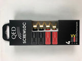 QED Screwloc ABS DUO SPADE connettori a vite a forcella 4mm 2rosso+2nero (4PZS) - TechSoundSystem.com