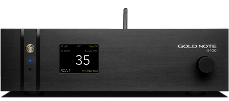 Gold Note IS-1000 Super Amplificatore Integrato Hi-End con DAC PCM-1792A, Streamer di rete Wi-Fi e LAN 192kHz/24bit - TechSoundSystem.com