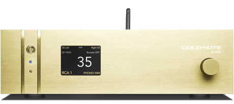 Gold Note IS-1000 Super Amplificatore Integrato Hi-End con DAC PCM-1792A, Streamer di rete Wi-Fi e LAN 192kHz/24bit - TechSoundSystem.com