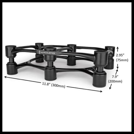 Isoacoustics Aperta300 disaccoppiatore acustico per diffusori centrali o bookshelf con peso fino a 27 kg