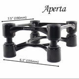 Isoacoustics Aperta SILVER coppia di disaccoppiatori / basi per diffusori bookshelf fino a 17,5 kg - TechSoundSystem.com