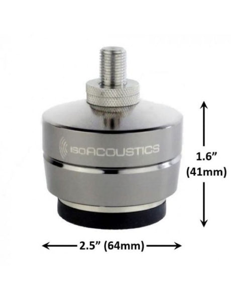 Isoacoustics GAIA I Piede singolo Isolante acustici per diffusori high end, Peso ammesso 100 Kg