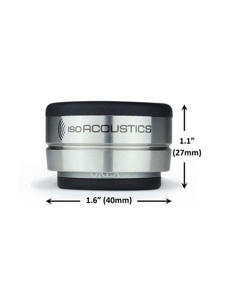 IsoAcoustics OREA GRAPHITE piede isolatore acustico per elettroniche e diffusori (1pz)