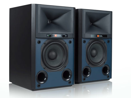 JBL 4305P Diffusori attivi amplificato da stand a 2 vie in bass reflex. Woofer da 13cm, Teonex da 2,5cm a guida d'onda