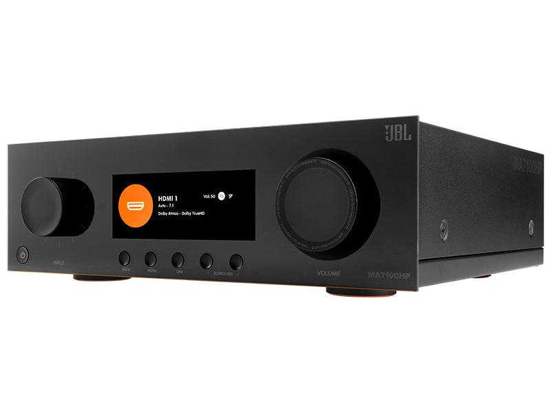 JBL MA710HP BLACK Amplificatore A/V multicanale 7.2. Potenza 7x125, Bluetooth v5.3 APTX HD e Adaptive. 8K - TechSoundSystem.com