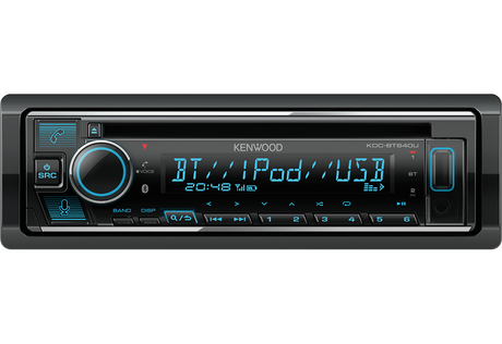 Kenwood KDC-BT640U autoradio 1 din CD / USB con Bluetooth integrato, Spotify e Amazon Alexa - TechSoundSystem.com