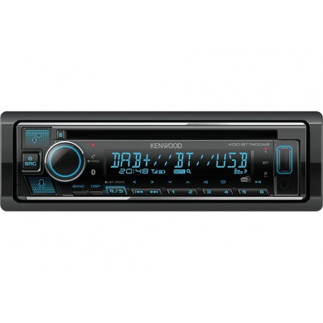 Kenwood KDC-BT740DAB autordaio 1 din CD/USB, Radio DAB+, Bluetooth - TechSoundSystem.com