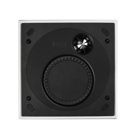 Kef Ci160TS Diffusore quadrato 2 vie ULTRASOTTILE Woofer 11,5Cm. Tweeter 2,5Cm - TechSoundSystem.com