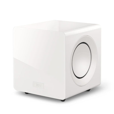 KEF KC92 BIANCO Subwoofer con doppio driver da 9" con cancellazione della forza 1000W RMS 