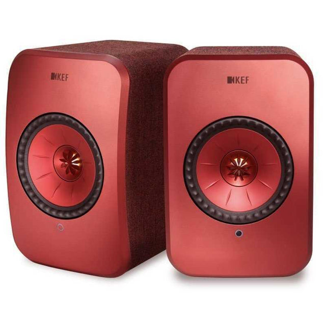 KEF LSX wireless RED sistema altoparlanti attivi hifi multiroom bluetooth e wifi - TechSoundSystem.com