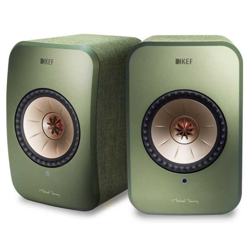 KEF LSX wireless GREEN - SIGNATURE sistema altoparlanti attivi hifi multiroom bluetooth e wifi - TechSoundSystem.com