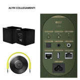 KEF LSX wireless BLACK sistema altoparlanti attivi hifi multiroom bluetooth e wifi - TechSoundSystem.com