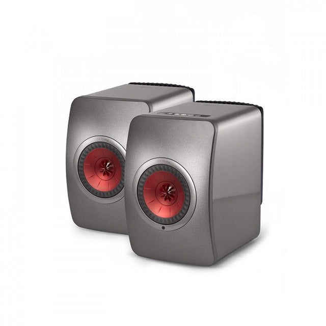 KEF LS50 WIRELESS TITANIUM Sistema attivo due vie Uni-Q bass reflex, 40- 45KHz, SPL 106dB - TechSoundSystem.com