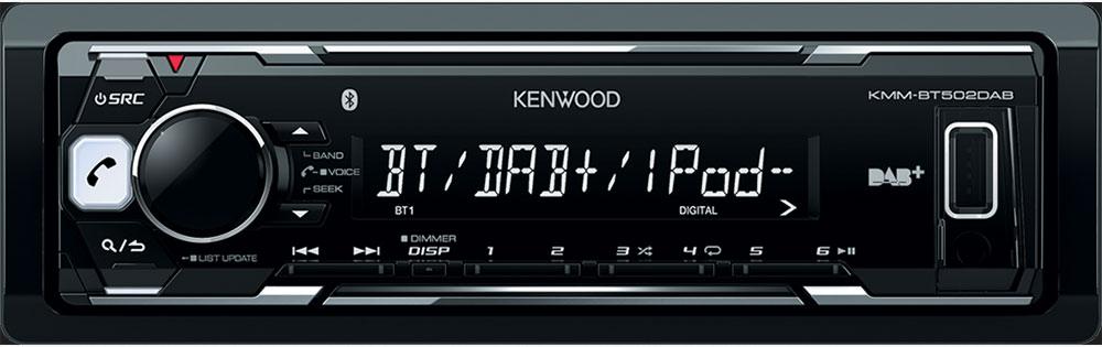 Kenwood KMM BT502DAB autoradio 1-DIN con Bluetooth e DAB+ - TechSoundSystem.com