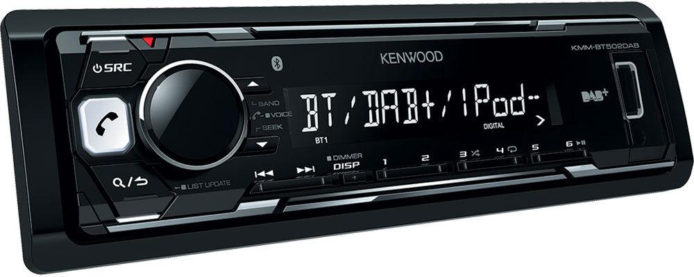 Kenwood KMM BT502DAB autoradio 1-DIN con Bluetooth e DAB+ - TechSoundSystem.com