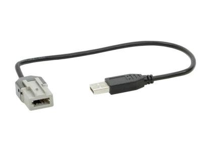 Alpine KWE-PSA-USB Cavo adattatore che permette di mantenere l'USB originale citroen - TechSoundSystem.com