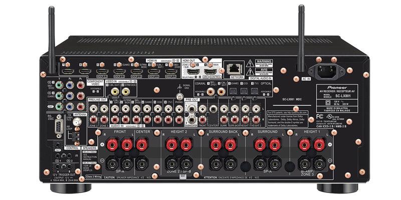 PIONEER SC-LX801-B SINTOAMPLIFICATORE A/V 9.2 BLACK NUOVO GAR.ITALIA *EX-DEMO* - TechSoundSystem.com