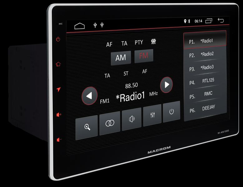 Macrom M-AN1000DAB *SCONFEZIONATA* autoradio 2 DIN 10,1" Android 10 e NETFLIX integrati