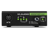 M-AUDIO MIDISPORT 2X2 ANNIVERSARY EDITION INTERFACCIA MIDI USB 2IN 2 OUT + CAVO USB INCLUSO - TechSoundSystem.com