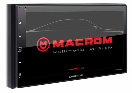 Macrom M-DL6800DAB Autoradio multimediale DAB+, Autolink mirror - TechSoundSystem.com