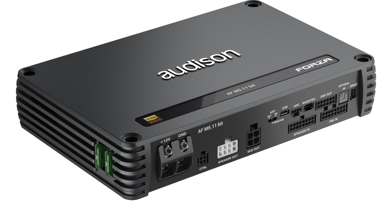 Audison AF M5.11 bit Amplificatore 5 canali *SCONTO 3% IN CASSA* 1200 W | 11 CH DSP + 4 x 150 W @ 2 ohm + 1 x 600 W @ 2 ohm - TechSoundSystem.com