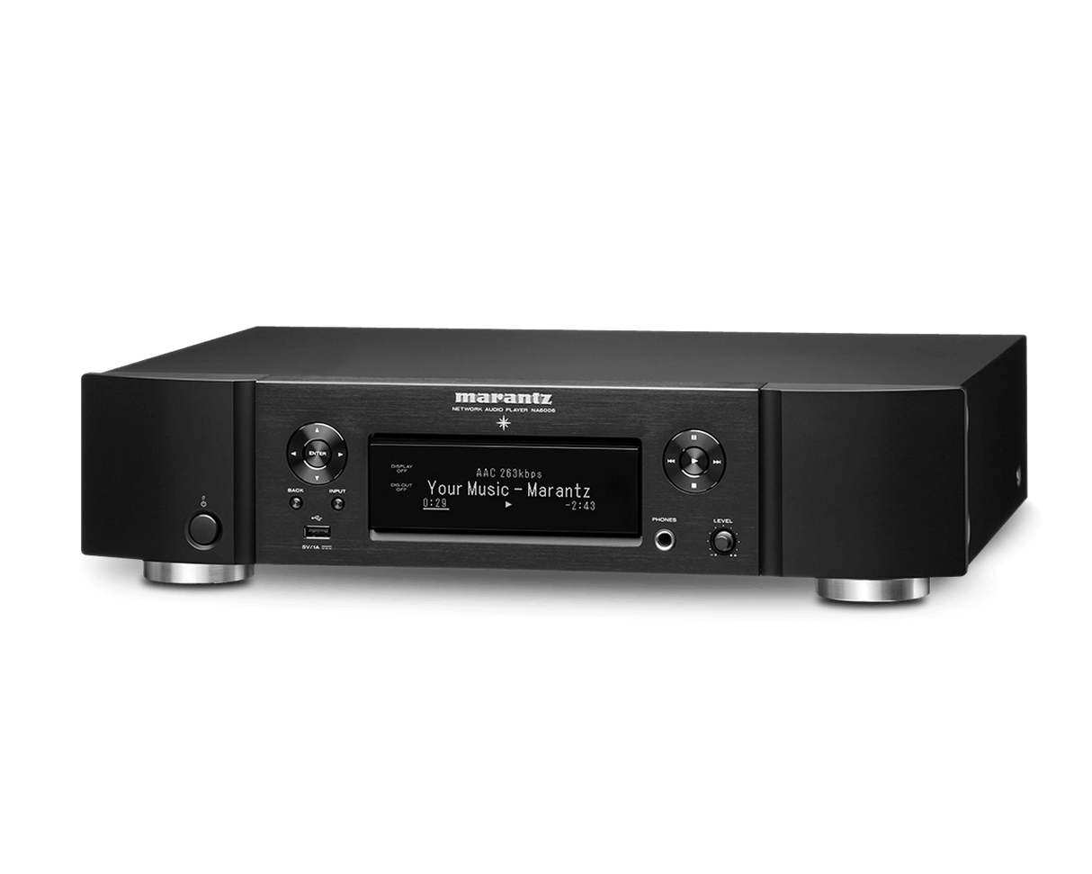 Marantz NA6006 lettore di rete streaming Ethernet, Nero, Wi-Fi dual band MIMO, Bluetooth e Airplay - TechSoundSystem.com