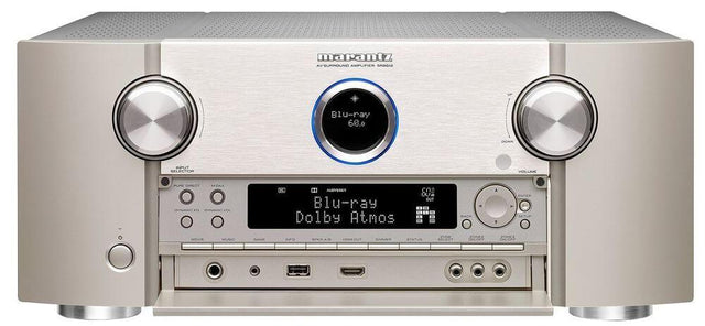 Marantz SR8012 Sintoamplificatore, silver,oro, AV 11.2 canali con 205W/canale, Home Theater, Streamer e Network Player - TechSoundSystem.com