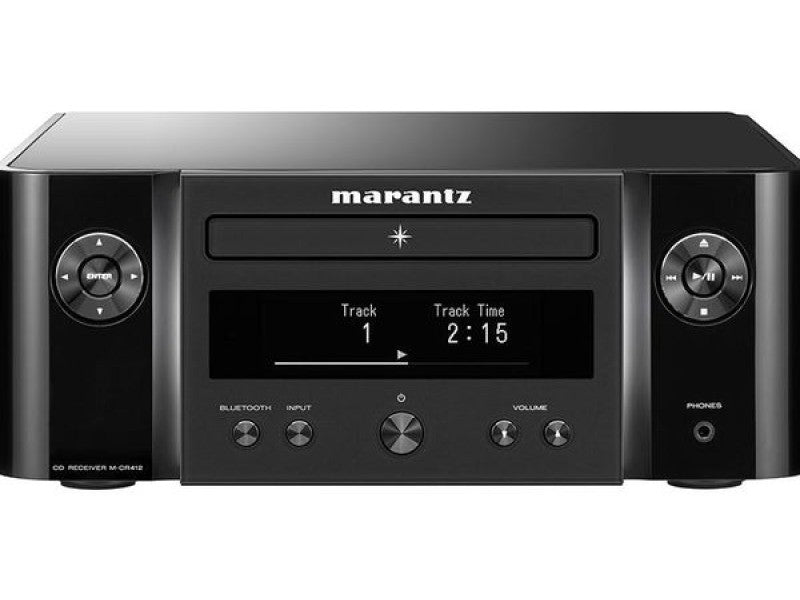 Marantz MELODY STREAM M-CR412 BLACK Sintoamplificatore CD con Bluetooth e DAB+, 2x 60W - TechSoundSystem.com