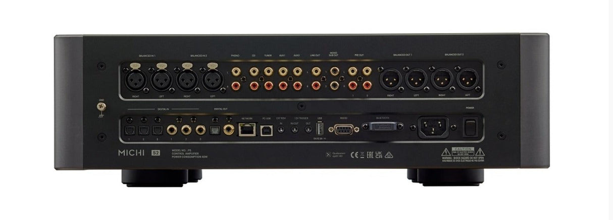 Rotel MICHI P5 S2 Preamplificatore stereo con doppi convertitori D/A ESS Sabre ES9028PRO - TechSoundSystem.com