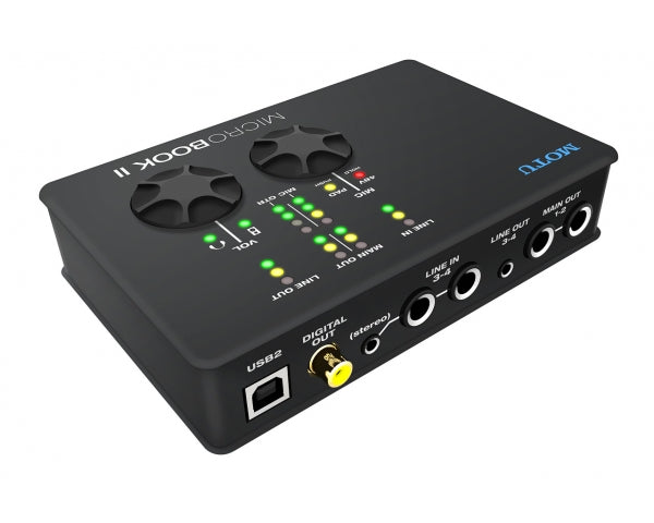 MOTU MICRO BOOK II AUDIO INTERFACE INTERFACCIA AUDIO USB 2IN 6OUT - TechSoundSystem.com