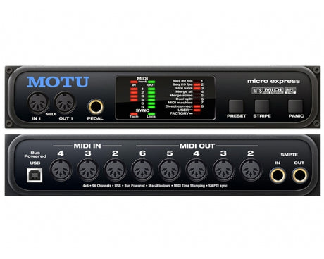 MOTU MICRO EXPRESS USB INTERFACCIA MIDI USB 4 IN 6 OUT