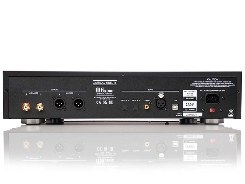 Musical Fidelity M6x DAC Convertitore DAC e amplificatore cuffie - TechSoundSystem.com