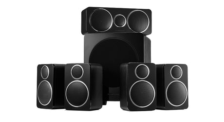 Wharfedale DX-2 5.1 HCP Sistema HT 5.1, satelliti 2 vie 70 W, subwoofer attivo