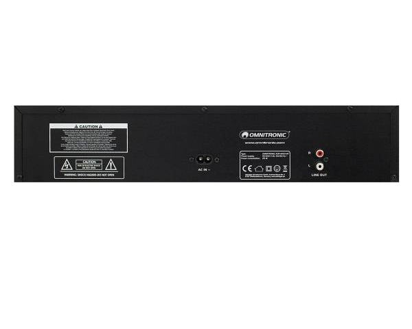 OMNITRONIC XCP-1400 LETTORE CD PLAYER XCP1400 DA 2U RACK - TechSoundSystem.com