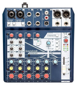 SOUNDCRAFT NOTEPAD-8FX MIXER 8 CANALI USB EFFETTI LEXICON PHANTOM POWER +48V 2 MIC INPUT - TechSoundSystem.com