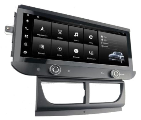 Hardstone HS PHE22-ALZ CUSTOM FIT ANDROID per Porsche Macan schermo 12.3" Capacitivo IPS UHD 2400X900 - TechSoundSystem.com