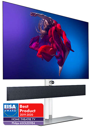 Philips 65OLED984/12 Televisore OLED+ 65 pollici (164cm) completo di piedistallo da pavimento audio B&W - TechSoundSystem.com