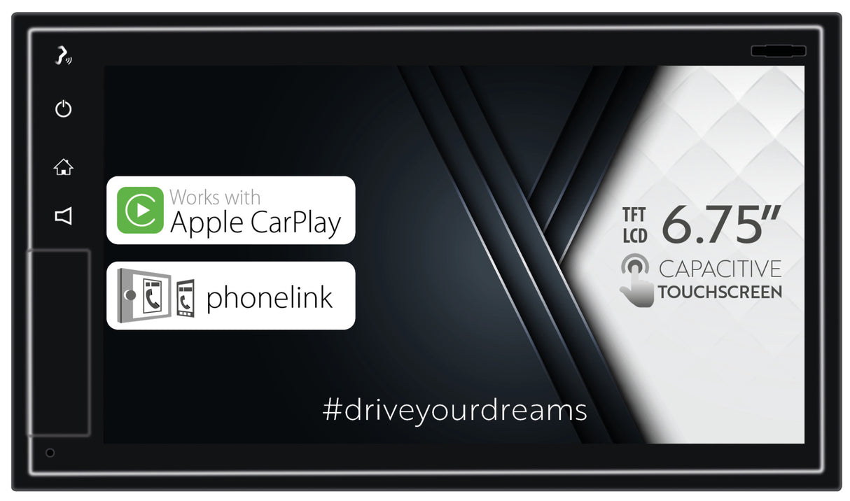 Phonocar VM011D autoradio 2 DIN con DAB+ e Monitor HD TFT/LCD 6.75" - TechSoundSystem.com