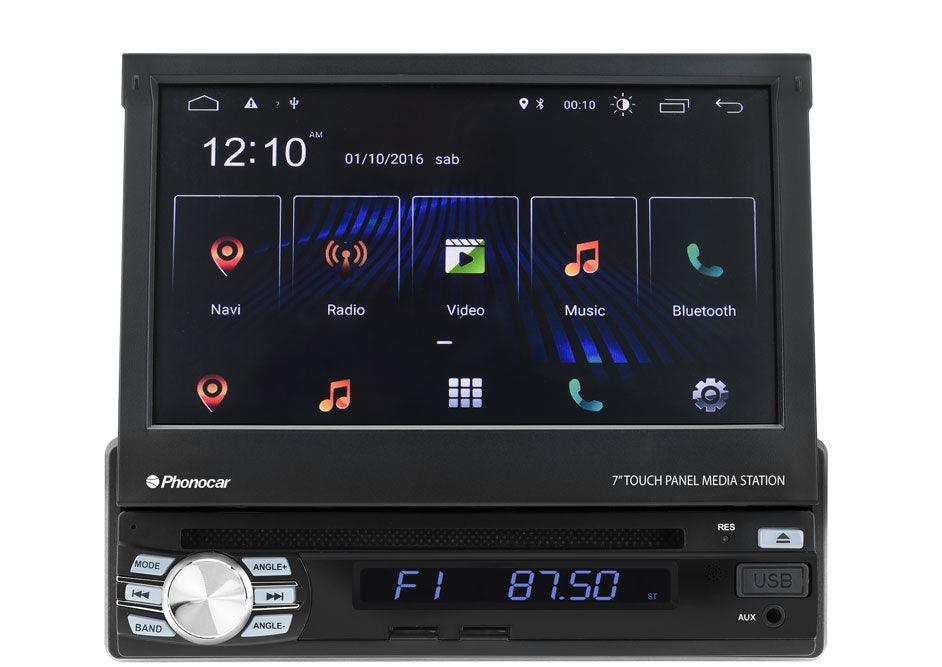 Phonocar VM045 autoradio 1 DIN con Android 10, smartphone link, radio DAB+ - TechSoundSystem.com