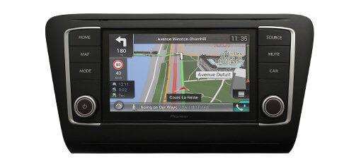 Pioneer AVIC-EVO1-OC2-MTB autoradio per Skoda Octavia 5E finitura Matte Black - TechSoundSystem.com