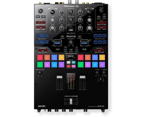 PIONEER DJM-S9 MIXER DIGITALE PER DJ 2 CANALI EFFETTI BEAT SERATO RELEASE FX ECHO CIRCUITI AUDIO DEL DJM2000 - TechSoundSystem.com