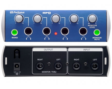 PRESONUS HP4 AMPLIFICATORE PER CUFFIE 4 CANALI HP-4